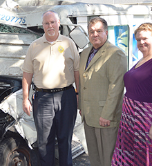 From left, South Florida District Operations Program Specialist Walter Dobson, District Manager Jeffery Taylor and Operations Programs Support Manager Janice Atherly