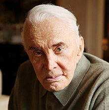 It’s time to bring back letter writing, Kirk Douglas says. Photo: Huffington Post
