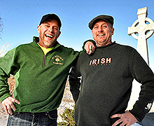 From left, Jeff “Coz” Costello and Jerry “Bones” Roesch. Photo: The Post-Standard