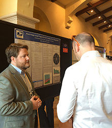 Network Operations Research Analyst Brian Burns discusses his research at the conference.