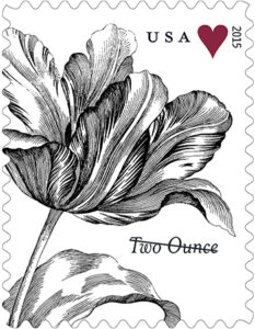 The Vintage Tulip 2-ounce stamp