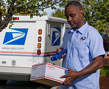 Scanning allows customers to track their packages and other mail.