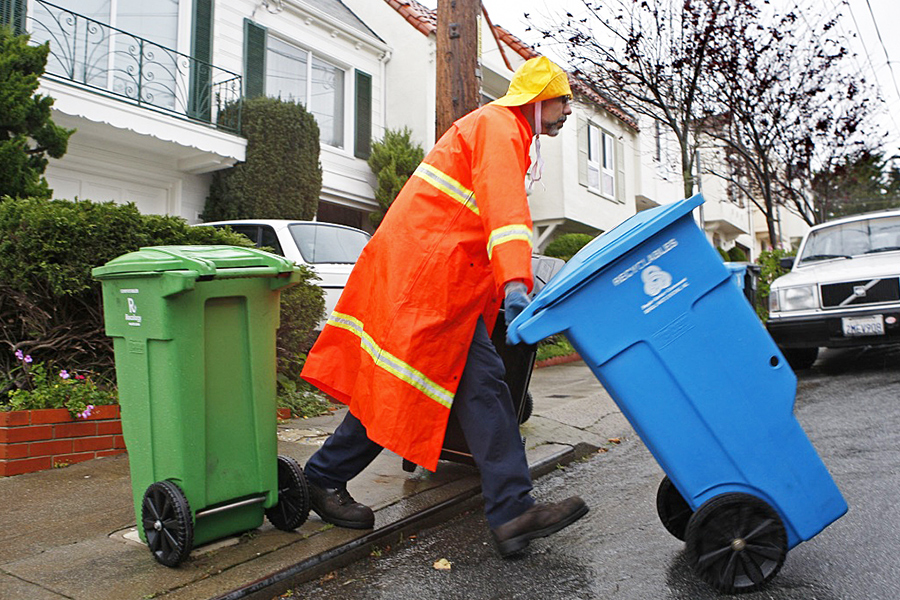 USPS is helping San Francisco send less waste to landfills.