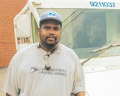 South Carolina City Carrier Assistant David “Tyrone” Riley Sr. Photo: The Laurens County Advertiser