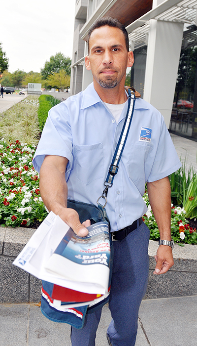 Carmichael, CA, City Carrier Assistant Scott Gallegos was named Hero of the Year by the National Association of Letter Carriers in October.