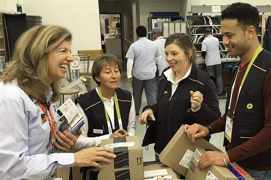 USPS leaders recently exchanged delivery tips and best practices with their counterparts from La Poste, the French postal service.