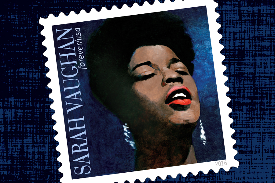 The Sarah Vaughan stamp.
