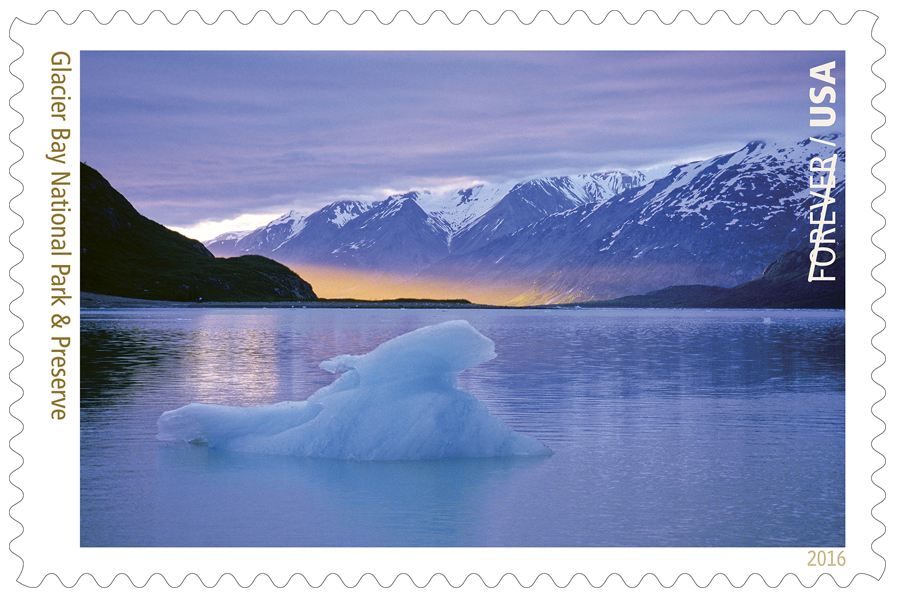 The Glacier Bay National Park and Preserve stamp