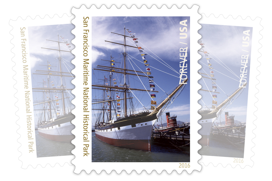 The San Francisco Maritime Historic National Park stamp