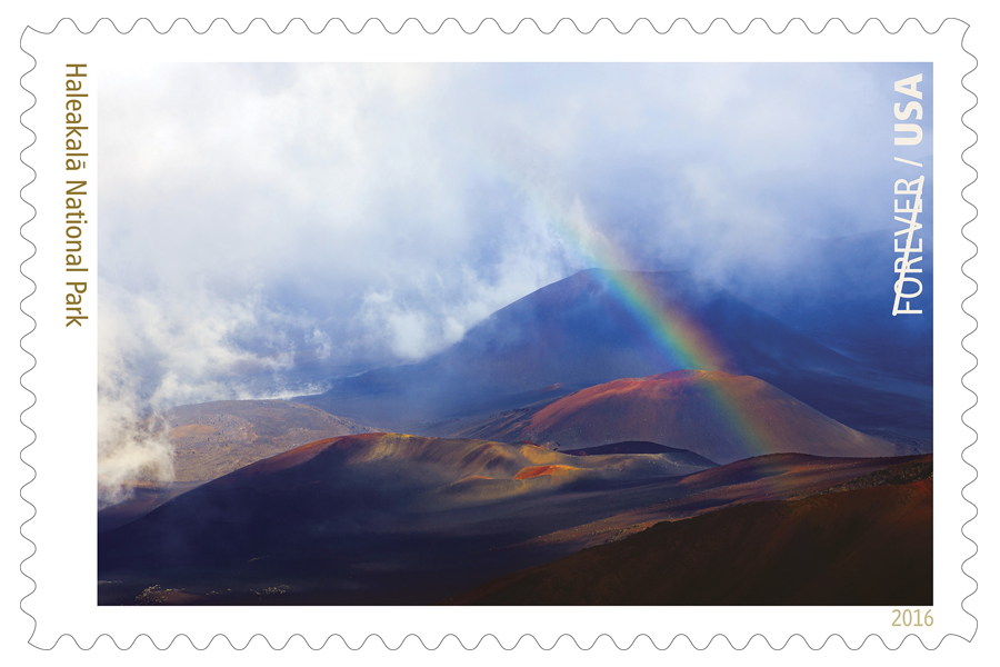The Haleakalā National Park stamp