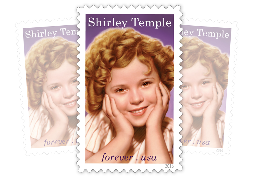 The Shirley Temple stamp