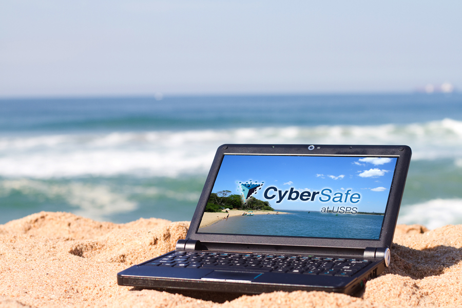 The CyberSafe at USPS site has tips for staying safe online during the summer.