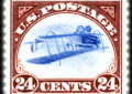 The 1918 Inverted Jenny stamp