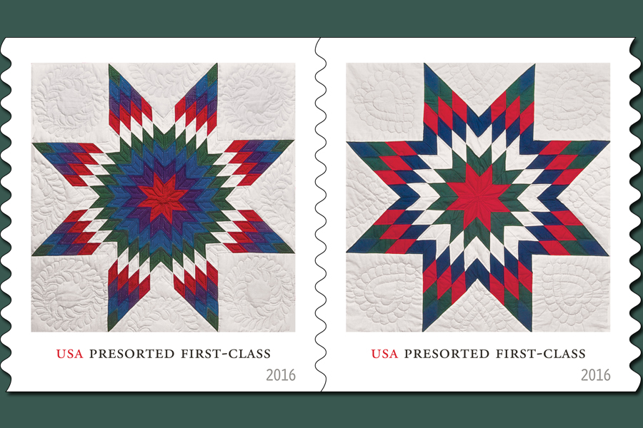 The Star Quilts stamps were released July 6.