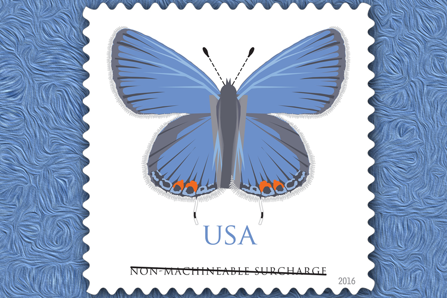 USPS has announced plans to release an Eastern-Tailed Blue butterfly stamp.