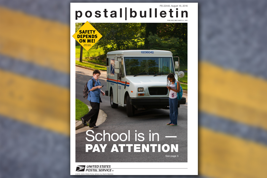 The Postal Bulletin’s Aug. 18 cover