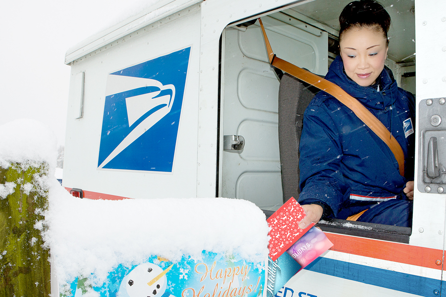 USPS is inviting employees to share their seasonal sentiments on postcards this holiday season.