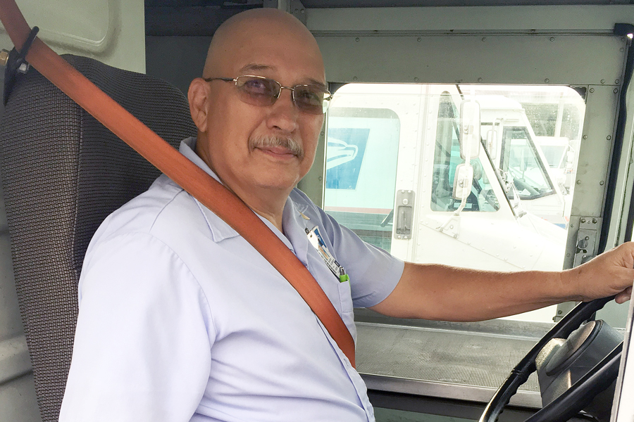 Austin, TX, Letter Carrier Salvador Villaseňor Jr., who has driven 2 million miles without an accident, is one of few employees to reach such a distinction.