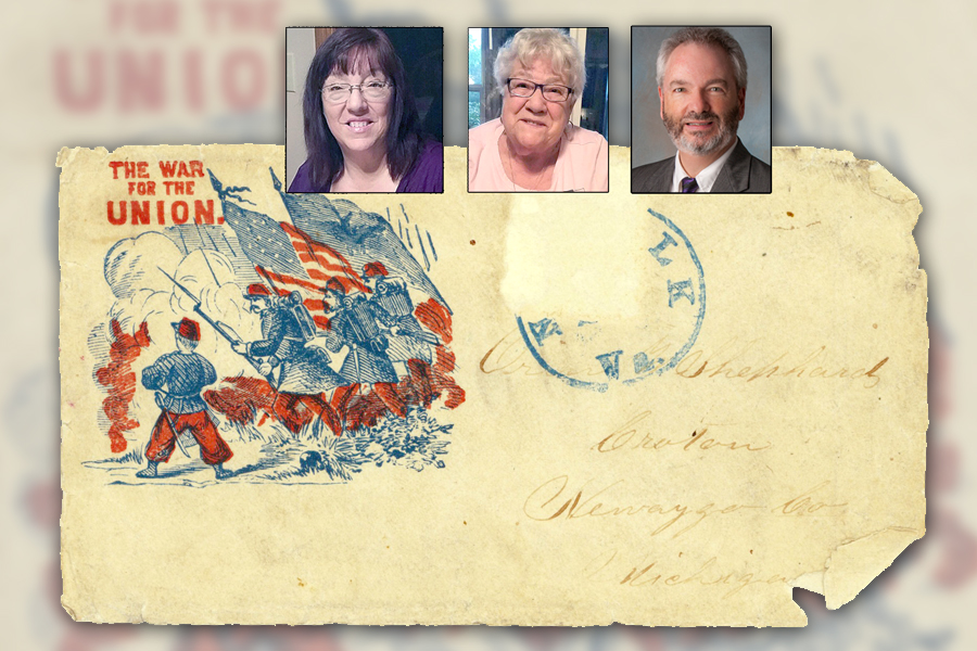 Lori Boes, Nancy Cramblit and Stephen Kochersperger have brought to light a series of letters written by a Union Army soldier during the Civil War.