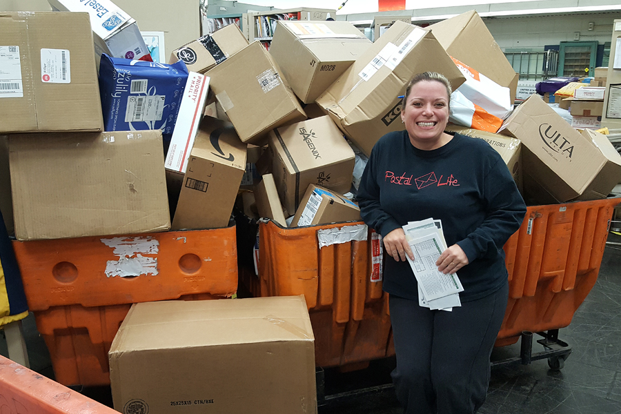 Boiling Springs, SC, Rural Carrier Nikki Parker is helping USPS deliver an estimated 750 million packages this holiday season.