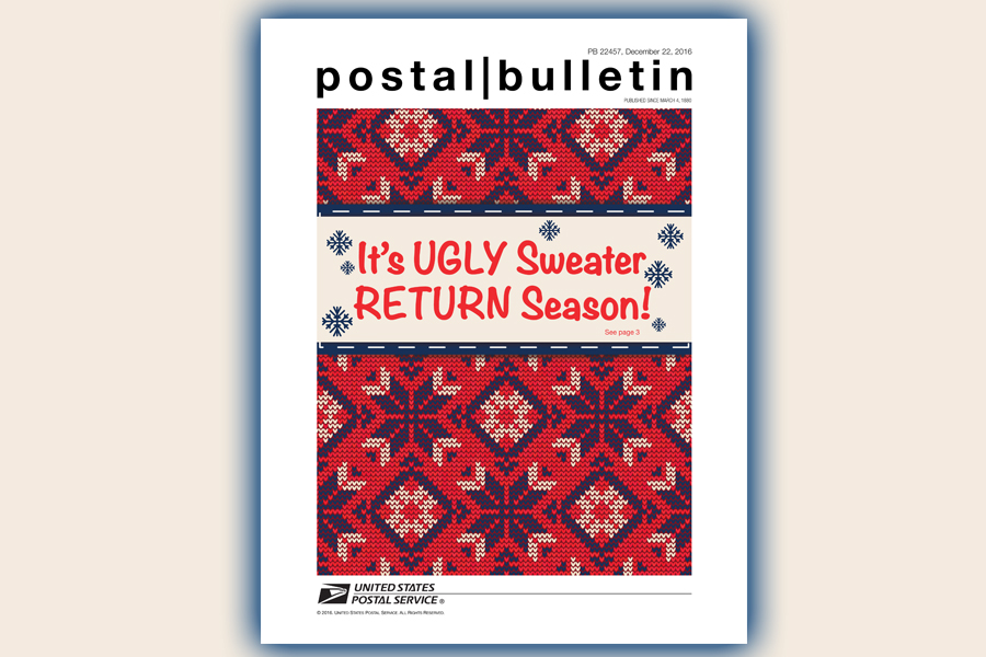 The Postal Bulletin’s Dec. 22 cover