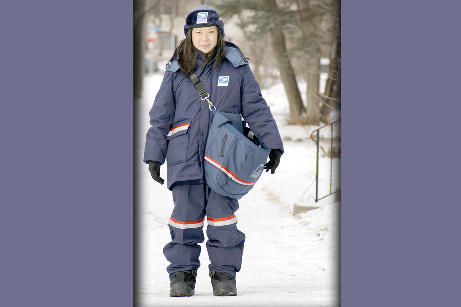 USPS employees who work outside should layer up, protect their extremities and stay dry during the winter months.