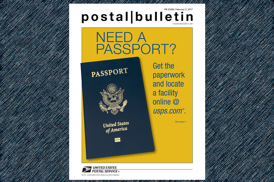 Cover of Feb. 2 Postal Bulletin