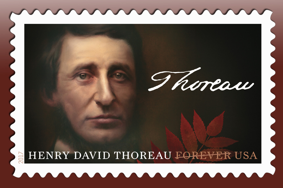 Henry David Thoreau stamp