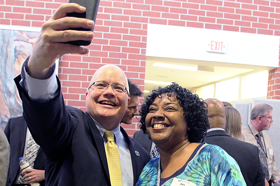 Chief Operating Officer David Williams takes a selfie