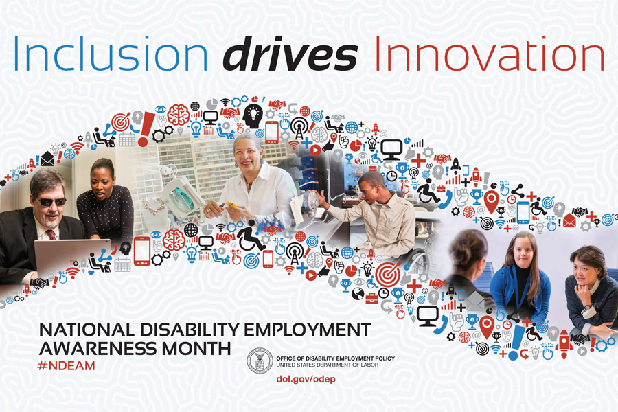 National Disability Employment Awareness Month poster