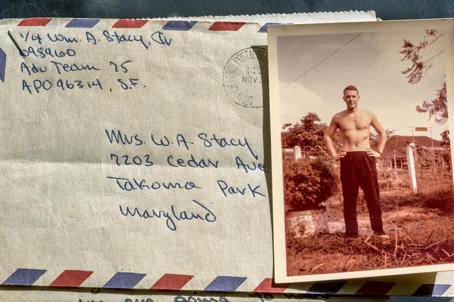 Vietnam War-era letter and photo