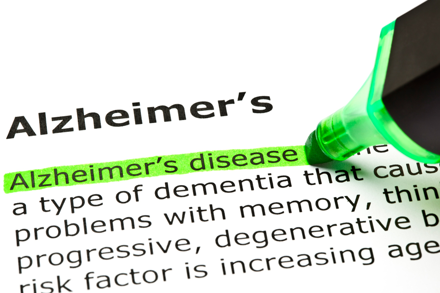 Dictionary definition of Alzheimer's disease
