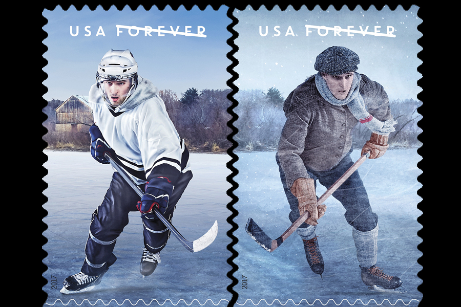 The History of Hockey stamps