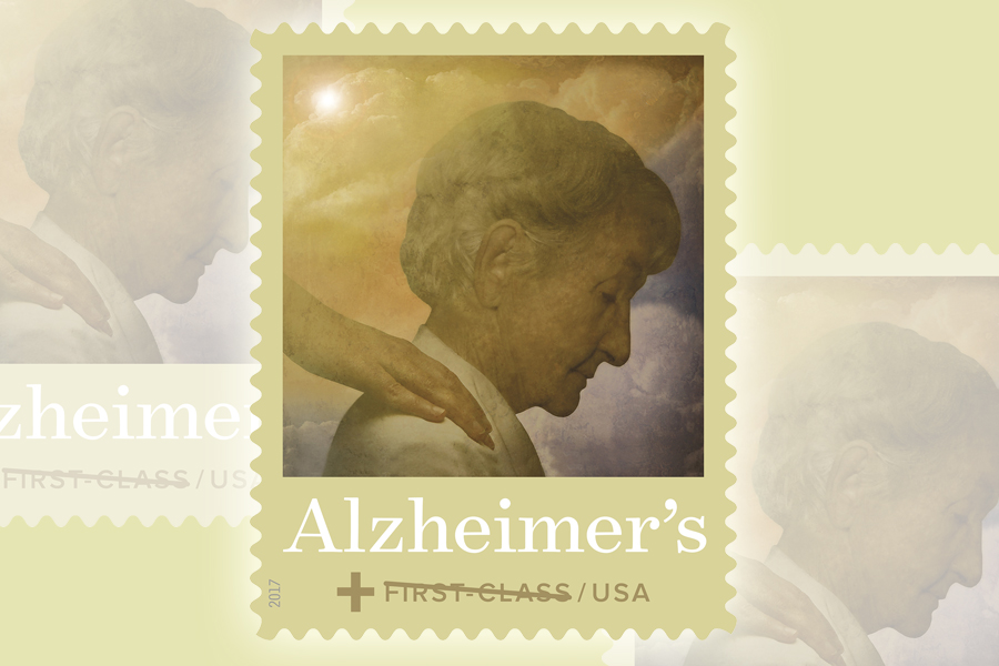 Alzheimer’s stamp artwork