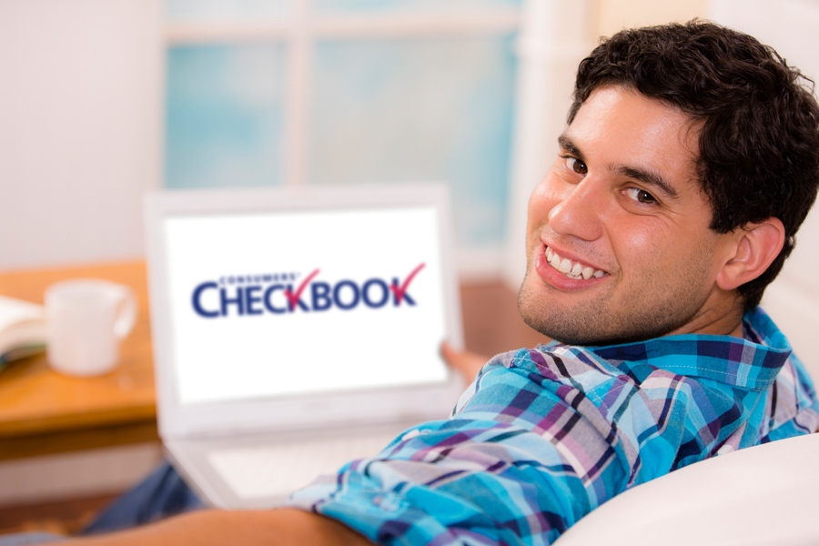 Notebook screen showing CheckBook feature
