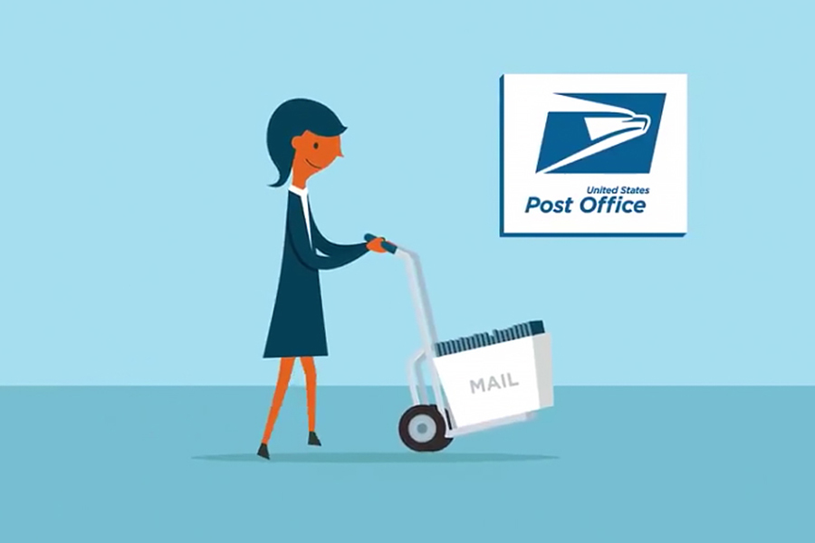 illustrated mail carrier