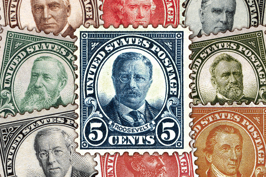 U.S. Presidents on stamps
