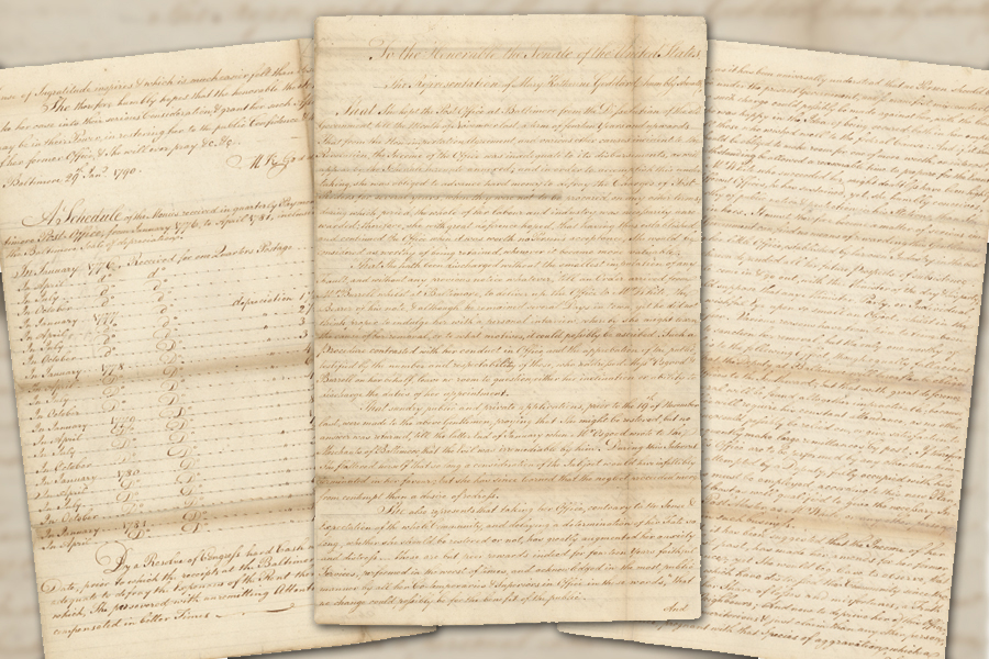 Colonial era petition papers
