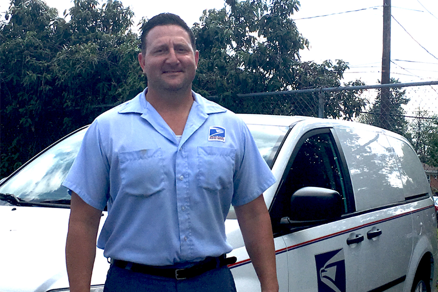 Camp Hill, PA, Letter Carrier Justin Falduts