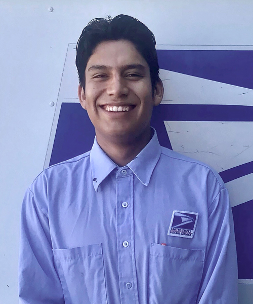 City Carrier Assistant Cristian Carrillo