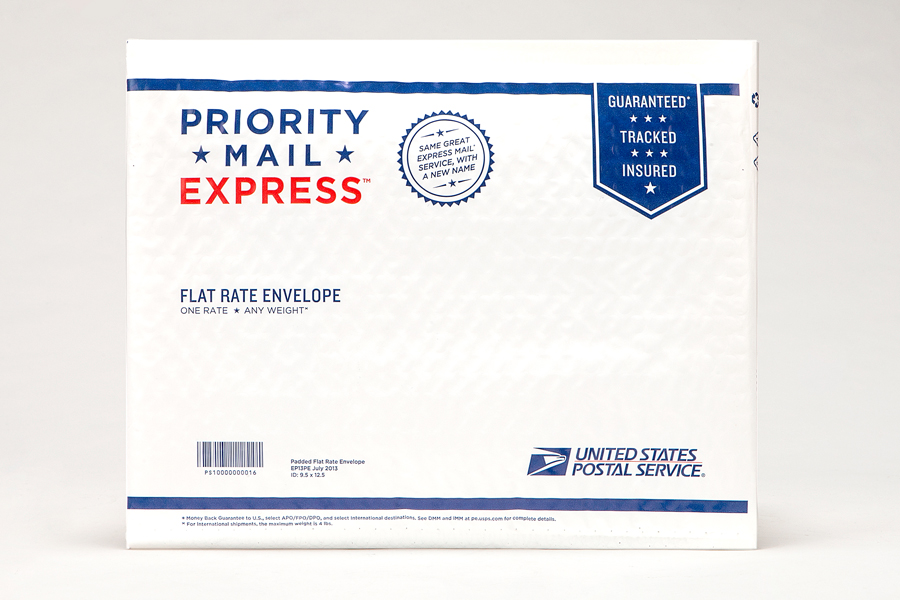 Priority Mail Express envelope