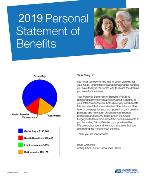 Mock 2019 Personal Benefit Statement