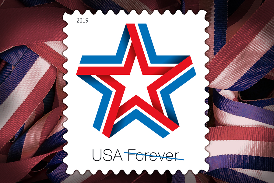 Star Ribbon stamp