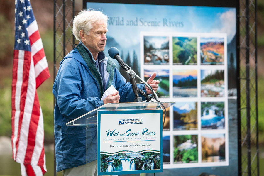 Wild and Scenic Rivers stamps dedication