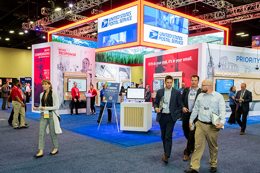 2018 NPF attendees at USPS booth