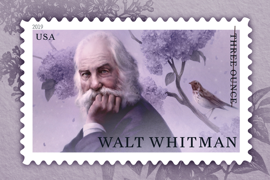 Walt Whitman stamp