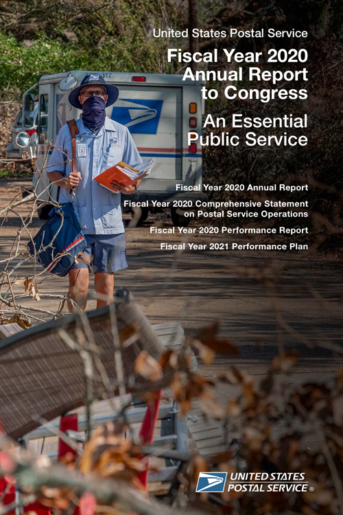 USPS annual report cover