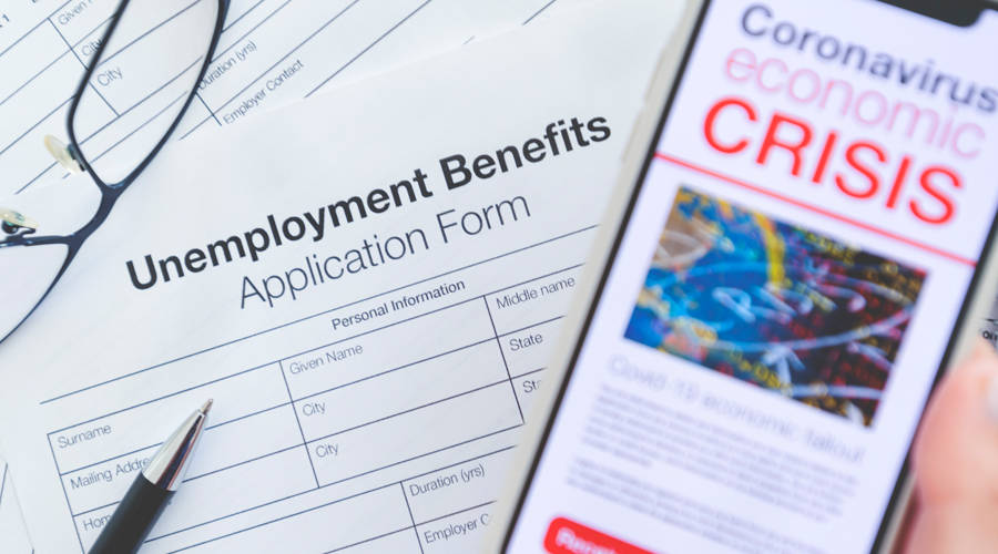 Unemployment insurance application form